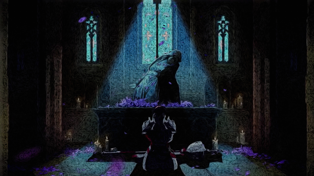 image of grimdark church